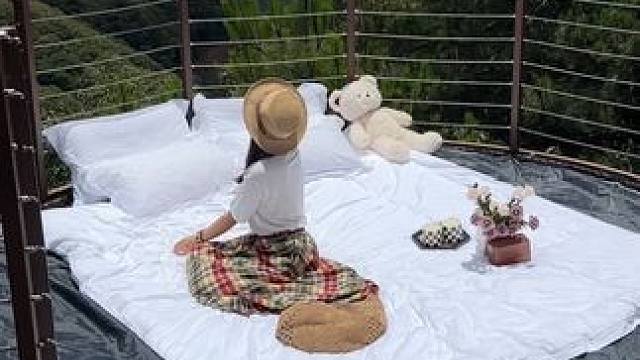 在1000米高空的悬崖上住一晚是什么体验… #悬崖酒店 #酒店测评 #住进风景里