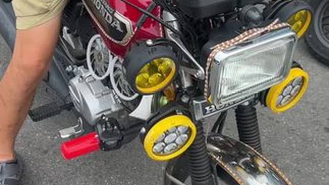 这个五羊本田烧气，改装比车贵#男人的玩具 #二手摩托车 #每个男人都有一个机车梦