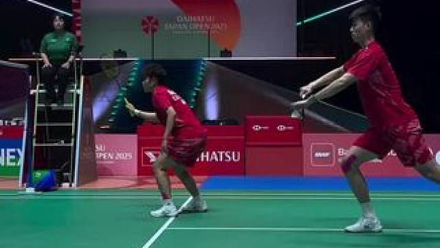 绝了#黄东萍冯彦哲 #日本羽毛球公开赛