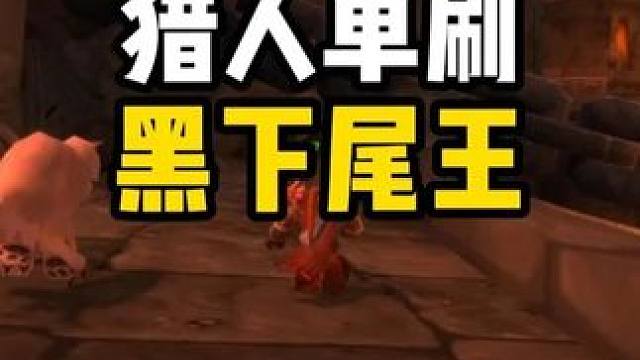 猎人单刷黑下尾王教程 #魔兽世界怀旧服