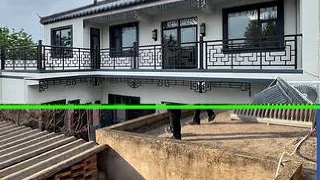 农村旧房改造 河南许昌二层别墅改造完工效果#旧房改造#农村自建房