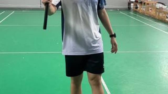 今天打大铁锤#川崎小旋风 #羽毛球