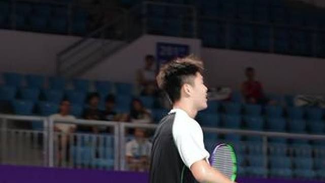 延续新疆状态 赵刘寅赫期待突破#郴州林丹杯 #林丹杯羽毛球公开赛 #羽毛球