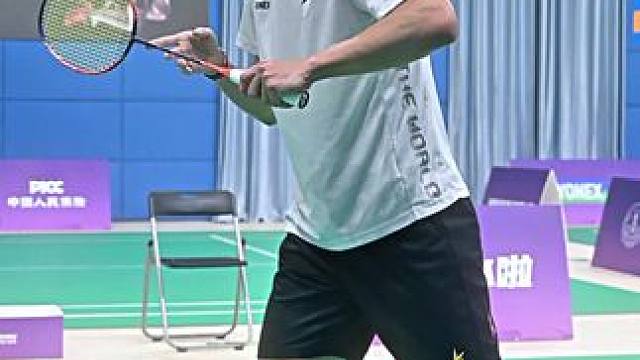 帅 往届冠军赵俊鹏精彩瞬间#郴州林丹杯 #林丹杯羽毛球公开赛 #羽毛球