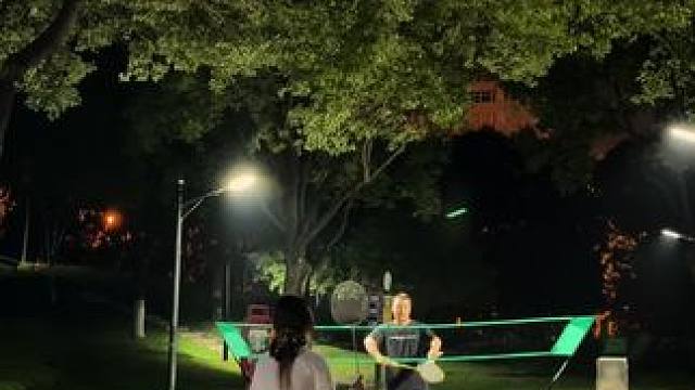 或许 真正的缘分 该是毫不费力的#羽毛球 #情侣 #情侣日常