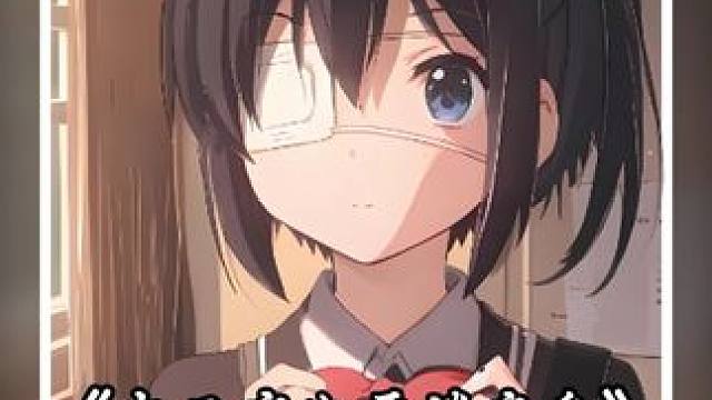 两个幼稚的人就是能走到一起 #中二病也要谈恋爱 #动漫推荐 #每周B看