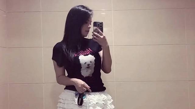 喜欢吗 特地拍给你看的