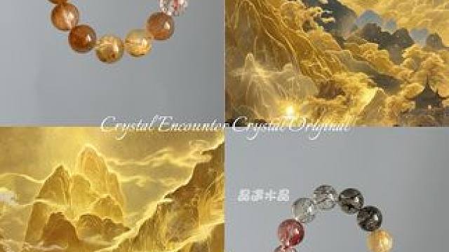 上新预告—三款富贵色系搭配 #珠宝首饰 #天然水晶 #水晶手链 #首饰饰品 #手作饰品