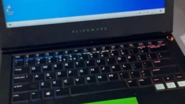 带电清灰外星人笔记本，怎么挽救回来 #笔记本电脑 #电脑 #diy电脑