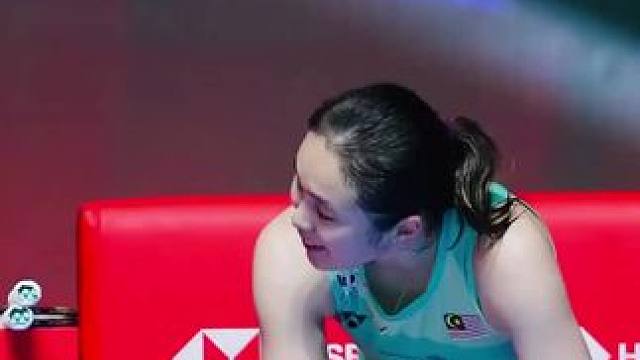 笑起来真好看#陈康乐蒂娜#日本羽毛球公开赛#打羽毛球女生