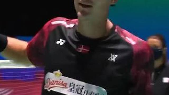 2022世锦赛男单：刘国伦vs安赛龙！ #安赛龙 #刘国伦 #羽毛球