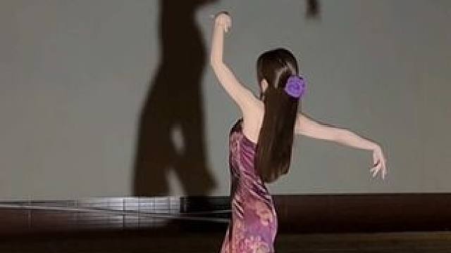 我不爱无聊人间～ #昨夜风今宵月舞蹈挑战 #旗袍 #影子舞