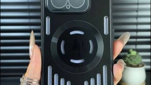 小米15pro金属镂空散热手机壳，支持磁吸充电，带高清镜头膜 #小米15手机壳#小米15pro手机壳