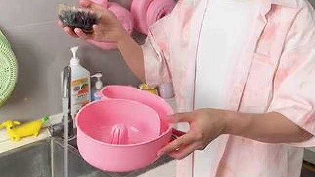 蜗牛清洗篮 有了它，以后洗水果可就太方便了，自动洗干净还能自动沥水，#沥水篮  #厨房好物  #创意