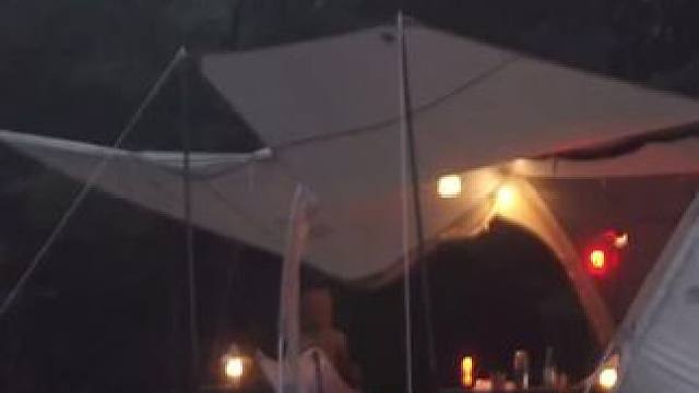 下雨天露营 #露营报告