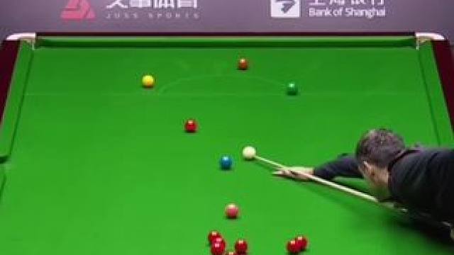 斯诺克上海大师赛，火箭面对丁俊晖乱局轻松破百！#斯诺克 #台球 #奥沙利文#丁俊晖