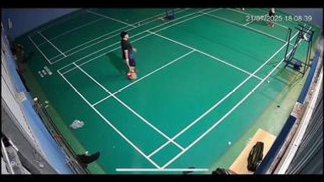 年轻就是好，倒头就睡☺️#羽毛球 #享受羽毛球带来的快乐 #羽毛球精彩片段 #快乐羽毛球