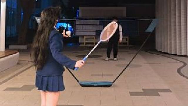 小兰打羽毛球也不在话下#羽毛球 #名侦探柯南 #二次元