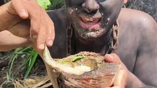 哈哈野生嘟嘟 #我的乡村生活 #荒野生存 #原始部落 #农村生活记录 #农村美食记录生活