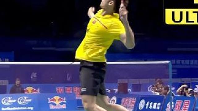 【4K羽毛球】巅峰期林丹低视角纯享！ #羽毛球 #林丹 #杀球 #盖德 #男单