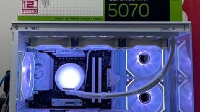 9600X➕5070九千多预算纯白游戏海景房主机配置清单 #diy电脑 上海买电脑，DIY电脑，实体