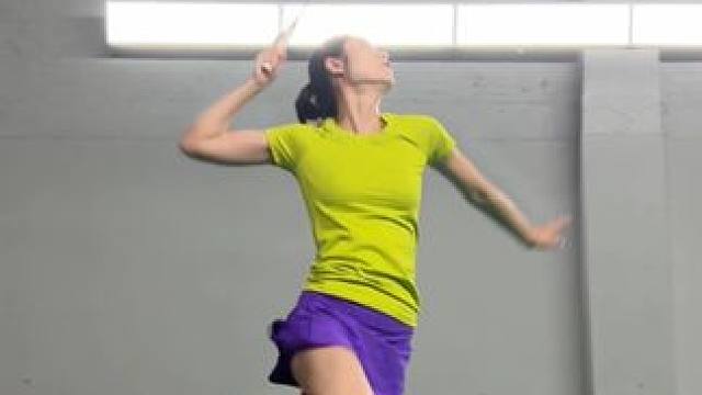 4步让你的杀球更快更尖 #羽毛球 #羽毛球教学 #羽毛球杀球 #dou来运动吧