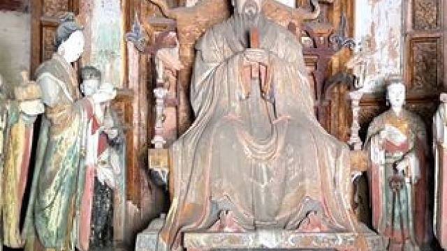 山西晋城玉皇庙，51尊宋代彩塑，神态与真人无异，甚至连发丝， 睫毛都清晰可见！#山西#古建筑之美 #