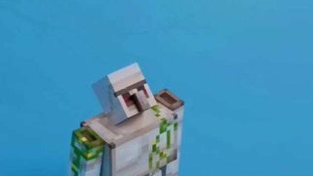 给铁傀儡洗个岩浆澡吧！ #我的世界 #我的世界中国版 #我的世界试炼传说