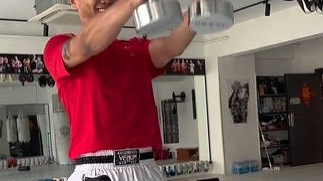 第二节课力量训练大家看我练的怎么样？ #力量训练 #爆发力训练 #健身塑形防身