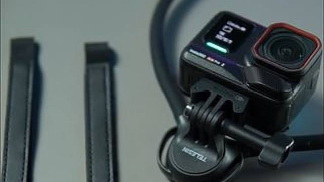 运动相机和手机，想要拍稳定的第一人称视角，这款支架太好用了#泰迅挂脖支架 #户外装备 #摄影器材