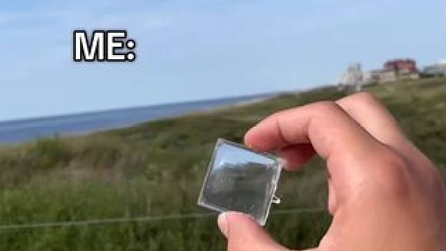 整个世界变成了像素风~ #我的世界 #玩个很新的东西