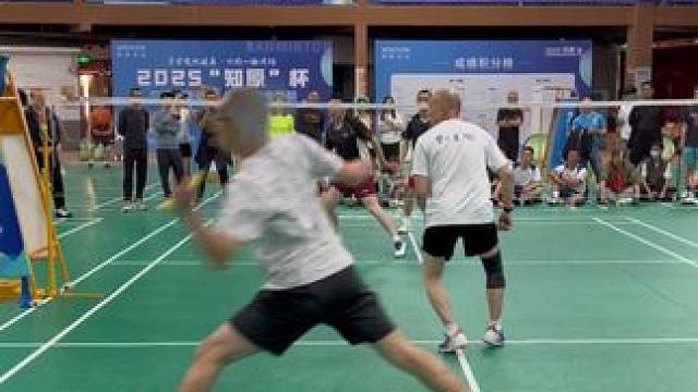 羽毛球极致斜线➕正手劈吊得分