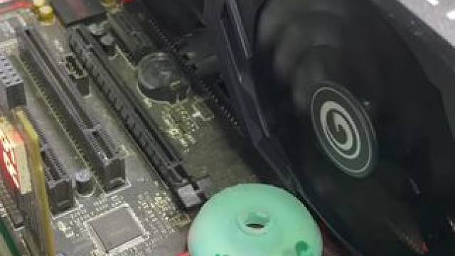 进水后的4060TI显卡，这样了怎么维修 #电脑维修 #显卡