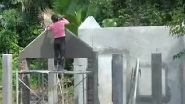 #施工现场实拍 #制作过程 #劳动人民的智慧 #新农村自建房 #自建房