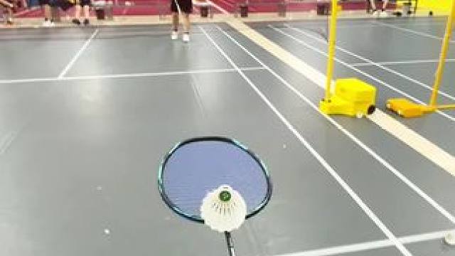 这个杀球水平，进林丹杯8强应该没问题吧！#羽毛球杀球 #林丹杯 #浦锐钢甲之拳