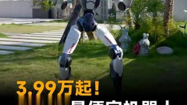 3.99万起！宇树发最便宜机器人，能跑能翻能打架 #宇树科技  #机器人  #价格  #人工智能  
