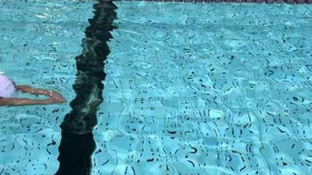 四节课从怕水到游成现在的样子 #学游泳 #蛙泳 #初学者