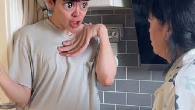 妈妈收拾完厨房还要收拾我 #剧情 #搞笑