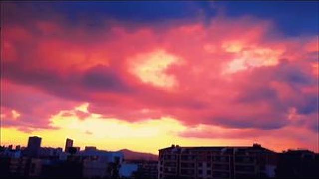 #落日余晖晚霞醉人