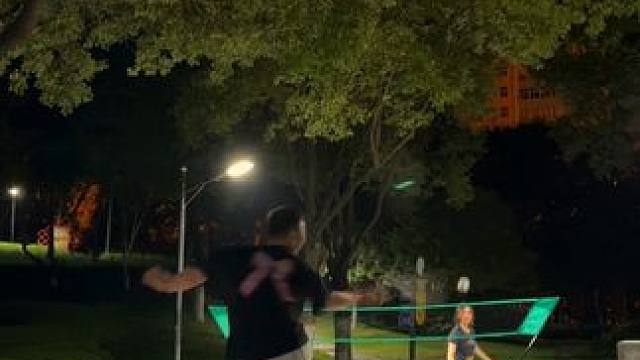 期待某天可以 晒恩爱.#羽毛球 #情侣日常