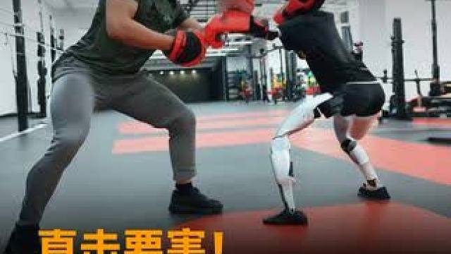 直击要害！宇树机器人耍阴招，KO人类格斗家#机器人 #宇树机器人 #人工智能 #黑科技 #科技改变生