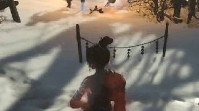 【明末】这雪地的雷，小怪看了都挠头啊 #明末渊虚之羽 #游戏中的瞬间 #游戏日常 #又菜又爱玩系列 