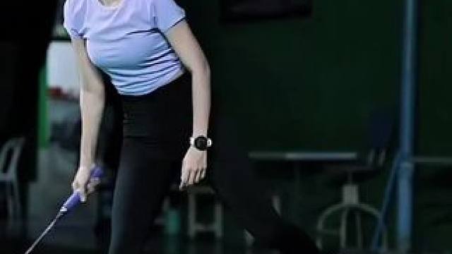 开心就好#打羽毛球女生 #享受羽毛球带来的快乐 #快乐羽毛球 #运动女孩