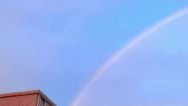 #巢湖天空的彩虹