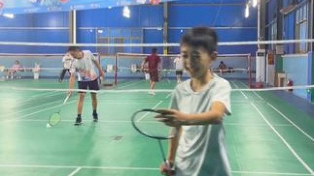 这个“燕返”你学会了嘛 #羽毛球 #廖百川