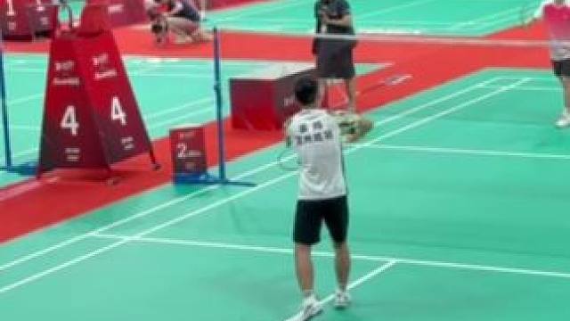 只有羽球人才懂这一拍的爽度#林丹杯 #赵建晔 #羽毛球单打 #杀球