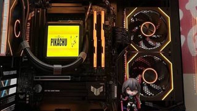 显卡自备3080黑色游戏海景房主机六千多预算7800X3D #diy电脑 上海买电脑，DIY电脑，实