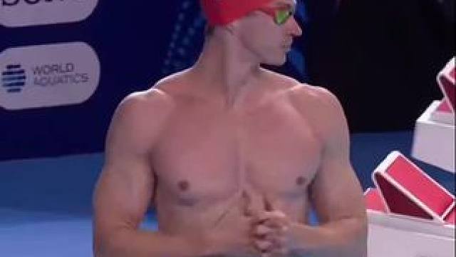 铁血硬汉#本杰明普劳德 21.71″晋级男子50米#自由泳 半决赛#2025新加坡游泳世锦赛 #19