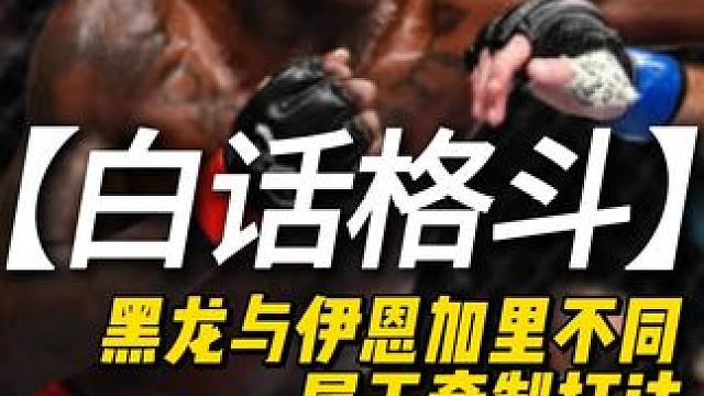 【白话格斗】UFC黑龙与伊恩加里打法并不同 #UFC #综合格斗 #搏击 #格斗 #黑龙