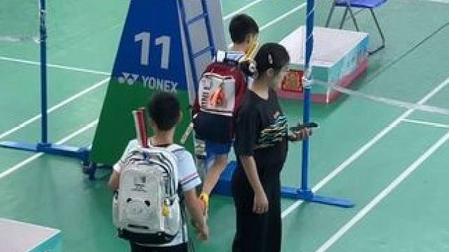 锦标赛男单决赛视频来啦！ #羽毛球 #廖百川 #百川联名冲击之刃